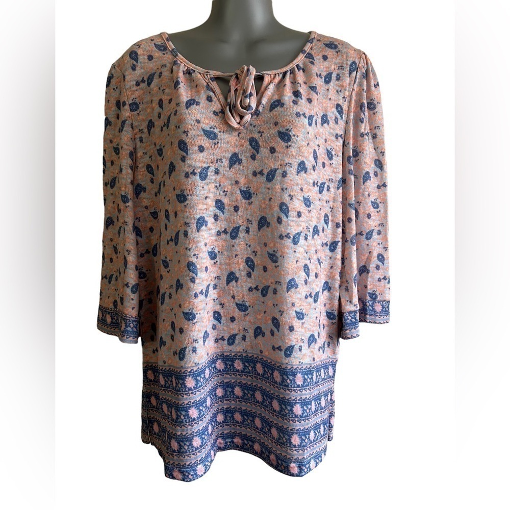 Weekend Paisley Tunic Top • NWT • Size: Medium